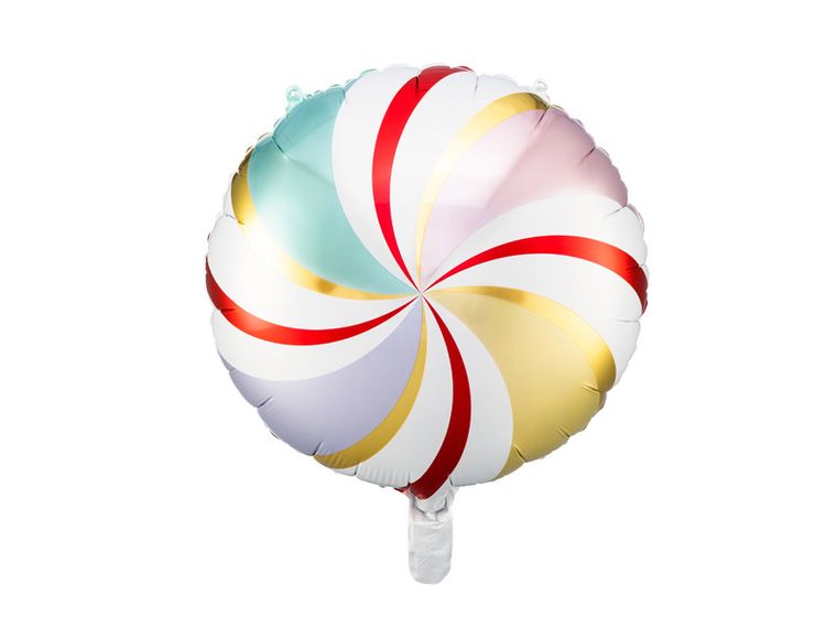 PartyDeco, balon foliowy, cukierek, 35 cm