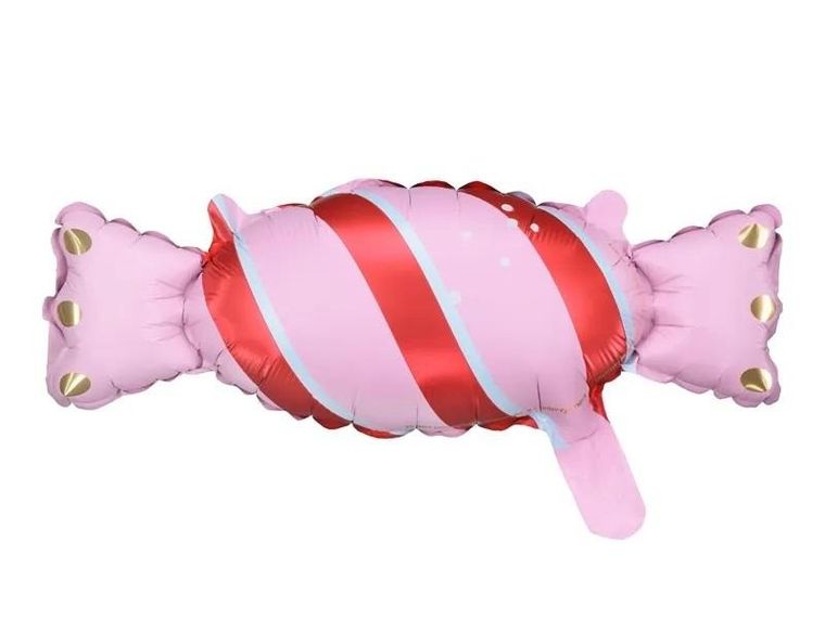 PartyDeco, balon foliowy, cukierek, 40 cm, 5 szt.