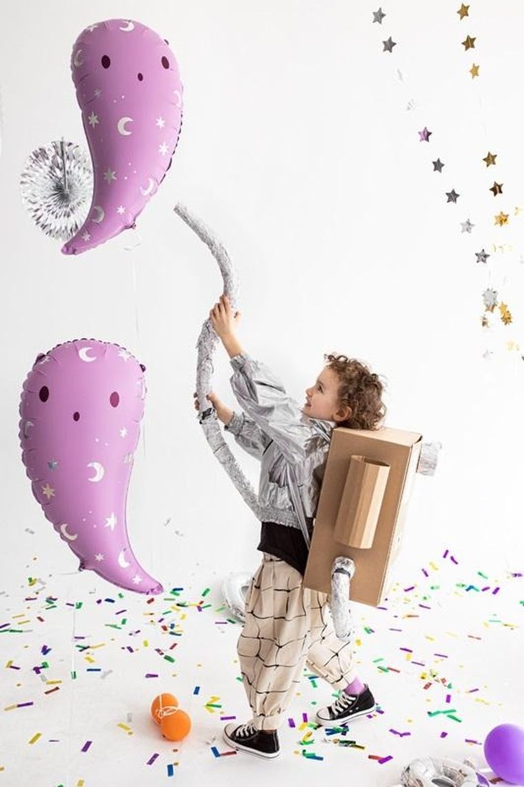 PartyDeco, balon foliowy, duch, 41-70 cm