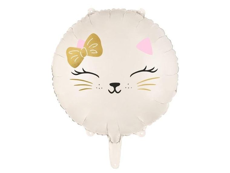 PartyDeco, balon foliowy, Kot, 45 cm