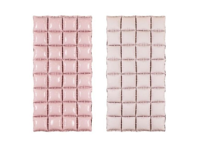 PartyDeco, balon foliowy, kurtyna dwustron jasny róż, 55-110 cm