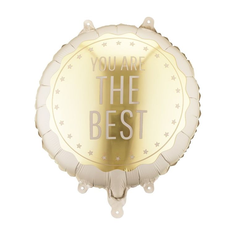 PartyDeco, balon foliowy, pastylka, You are the best, 35-35 cm