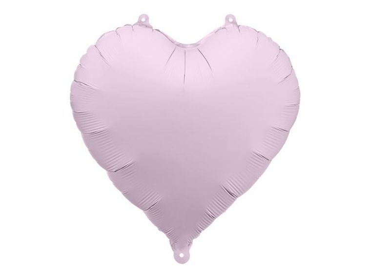Partydeco, balon foliowy, Serce, fiolet, 45 cm