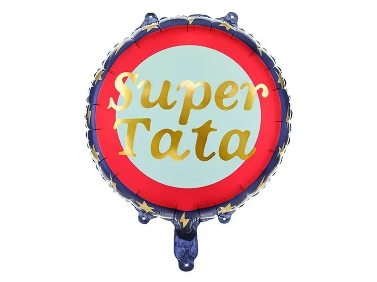 PartyDeco, balon foliowy, super tata, 45 cm