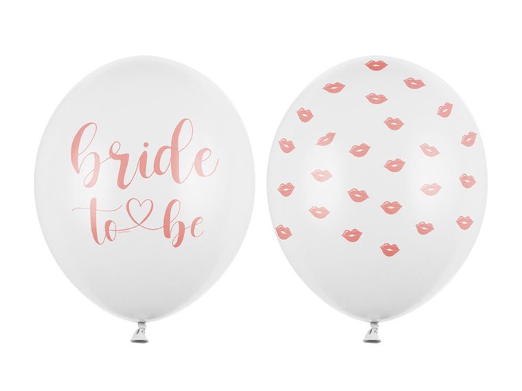 PartyDeco, balony 30 cm, Bride to be, mix, 50 szt.