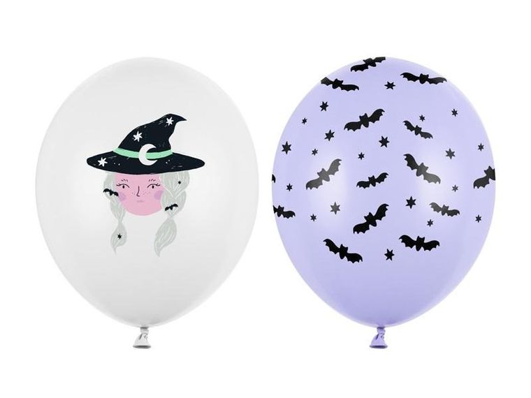 PartyDeco, balony 30 cm, Witch, mix, 50 szt.