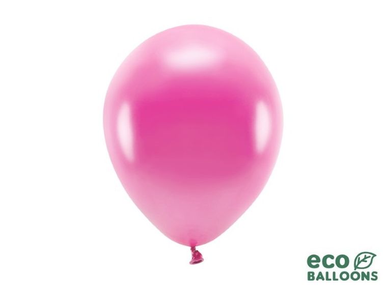 Partydeco, balony eco, 26 cm, fuksja, 100 szt.