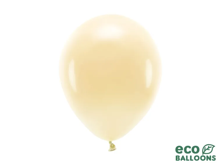 PartyDeco, balony Eco 26 cm pastelowe, jasna brzoskwinia, 10 szt.