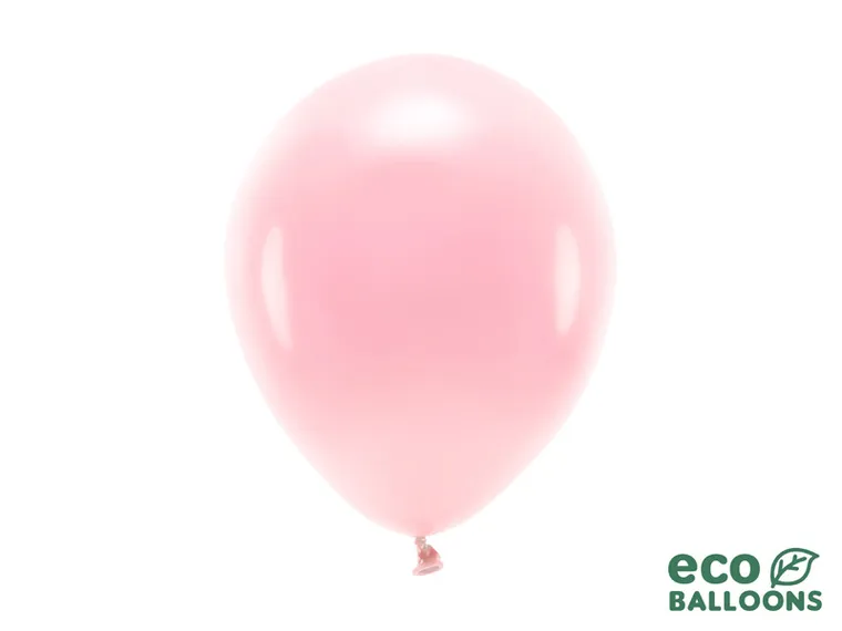 PartyDeco, balony Eco 26 cm pastelowe, rumiany różowy, 10 szt.