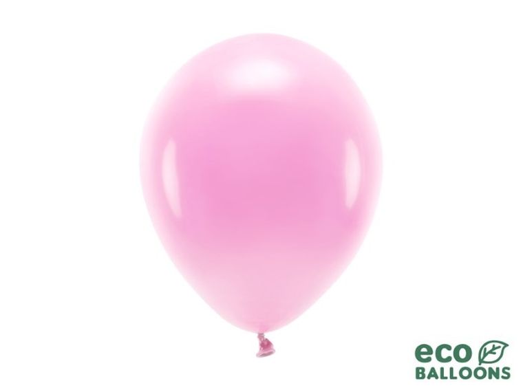Partydeco, balony eco, 26 cm, różowy, 100 szt.