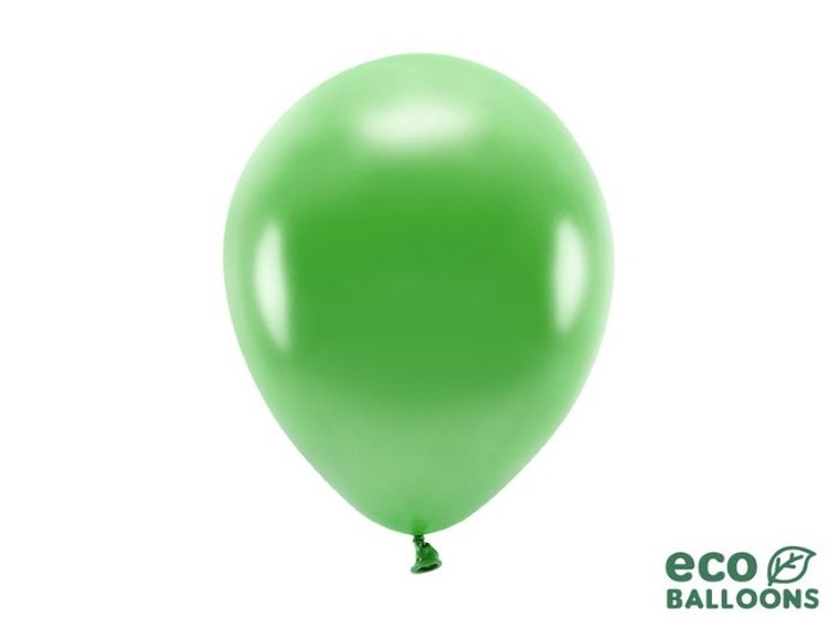 Partydeco, balony eco, 26 cm, zielona trawa, 100 szt.