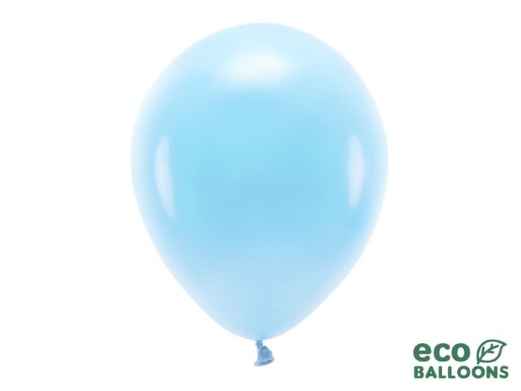 Partydeco, balony eco, 30 cm, błękit, 100 szt.