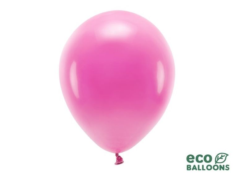 Partydeco, balony eco, 30 cm, fuksja, 100 szt.