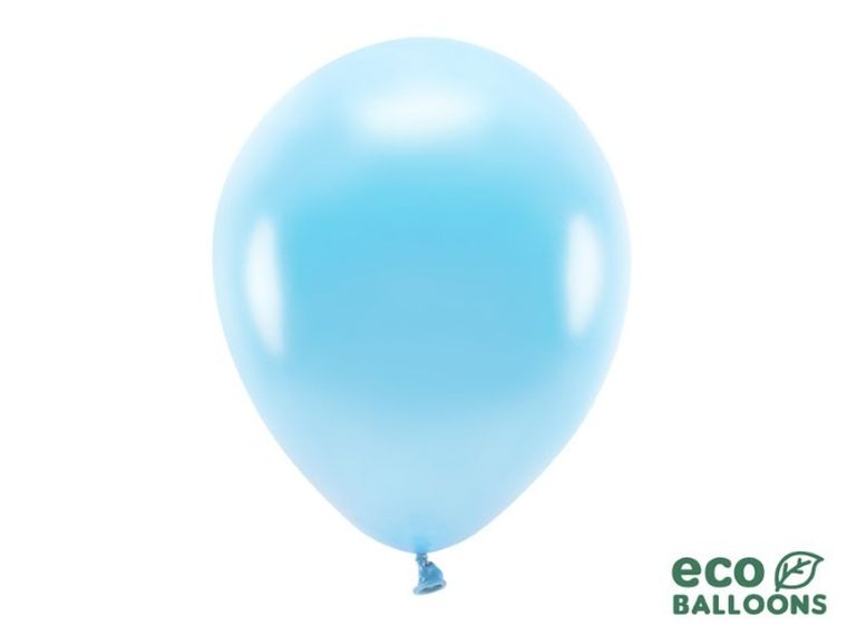 Partydeco, balony eco, 30 cm, jasnoniebieski, 100 szt.