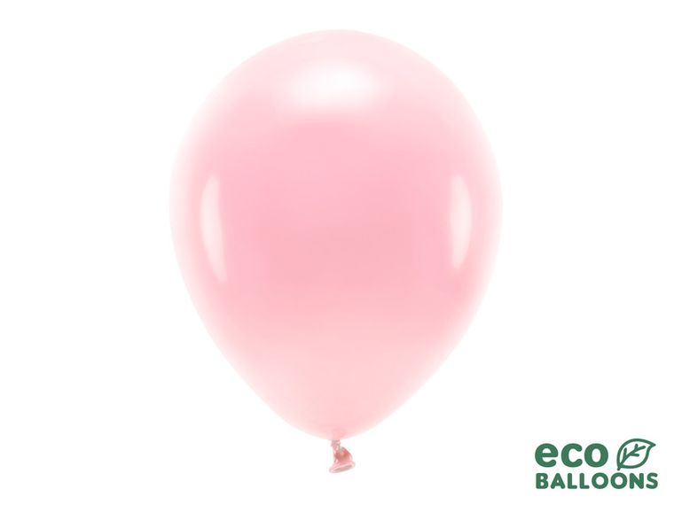PartyDeco, balony Eco 30 cm pastelowe, rumiany różowy, 10 szt.