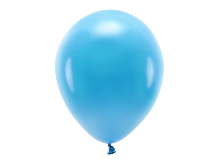 Partydeco, balony eco, 30 cm, turkus, 100 szt.