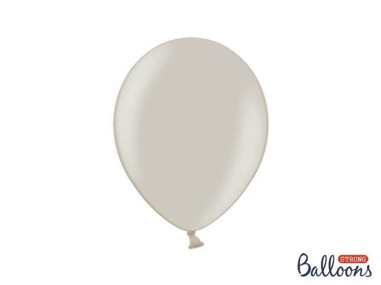 PartyDeco, balony lateksowe strong, pastelowe, beż, 23 cm, 100 szt.