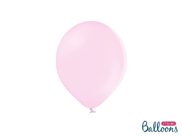 PartyDeco, balony lateksowe strong, pastelowe, blady róż, 23 cm, pastelowe, 100 szt.