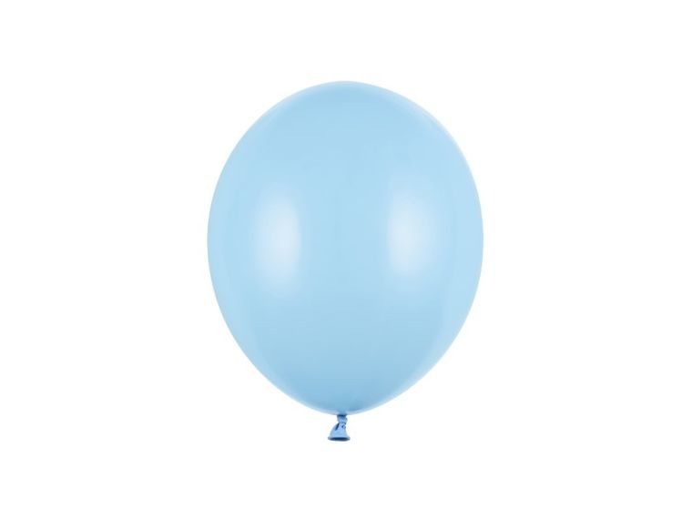 PartyDeco, balony lateksowe strong, pastelowe, błękitne, 23 cm, 100 szt.