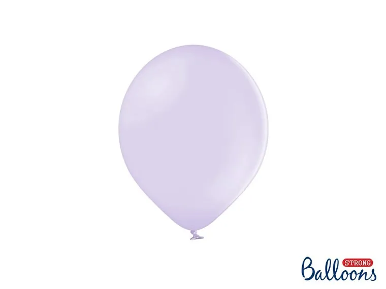 PartyDeco, balony lateksowe strong, pastelowe, jasno-liliowe, 23 cm, 100 szt.