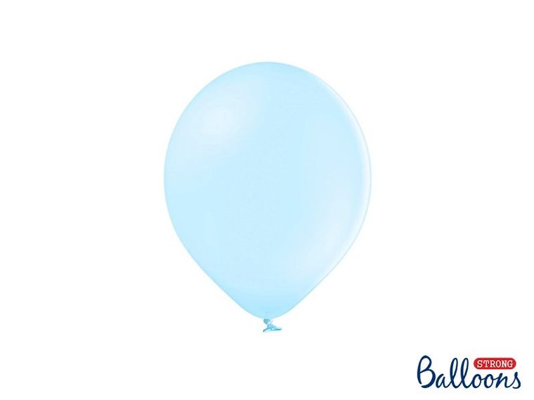 PartyDeco, balony lateksowe strong, pastelowe, jasno-niebieskie, 23 cm, 100 szt.