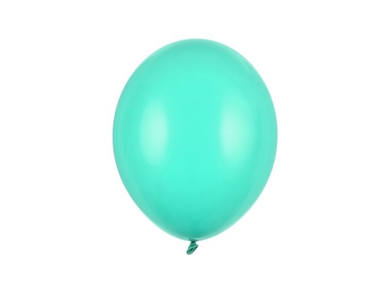 PartyDeco, balony lateksowe strong, pastelowe, miętowe, 23 cm, 50 szt.