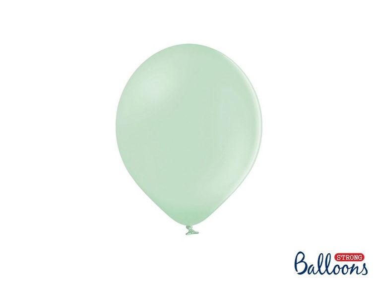 PartyDeco, balony lateksowe strong, pastelowe, pistacjowe, 23 cm, 100 szt.