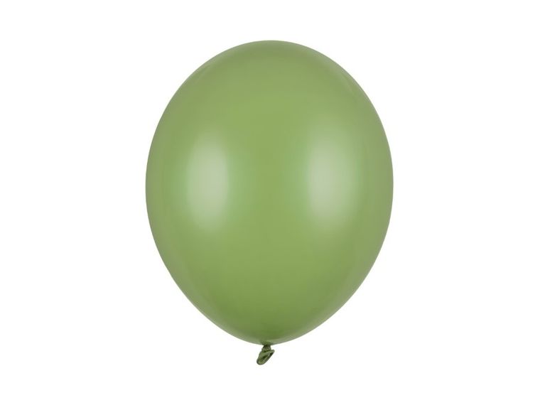 PartyDeco, balony strong, 30 cm, pastel rosemary green, 100 szt.
