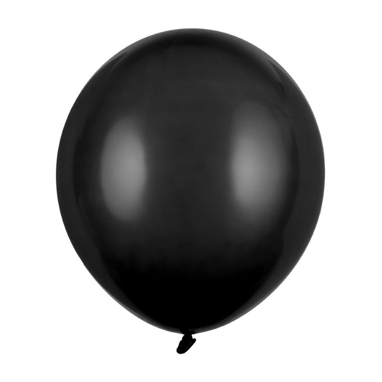 PartyDeco, balony strong, pastel, black, 43 cm, 25 szt.