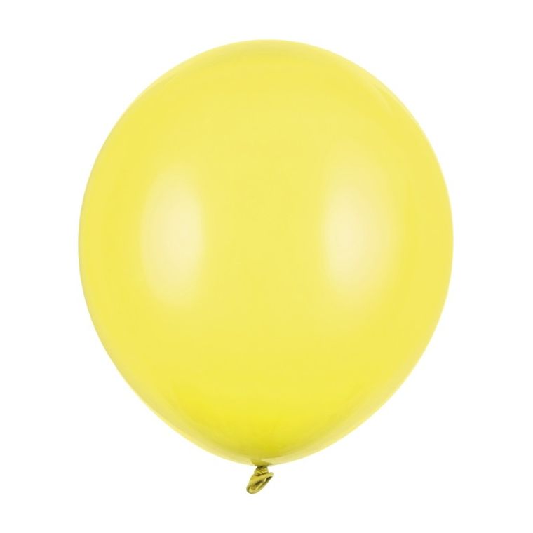 PartyDeco, balony strong, pastel, lemon, 43 cm, 25 szt.