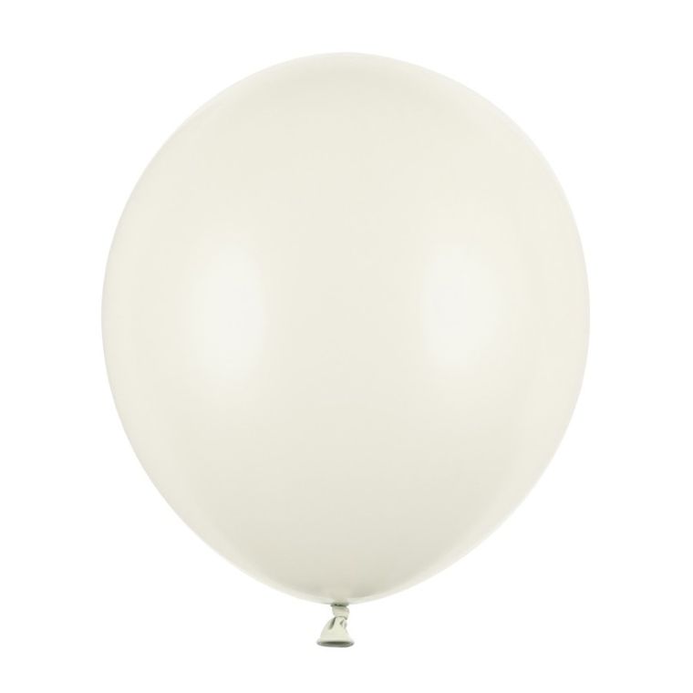 PartyDeco, balony strong, pastel light cream, 43 cm, 25 szt.