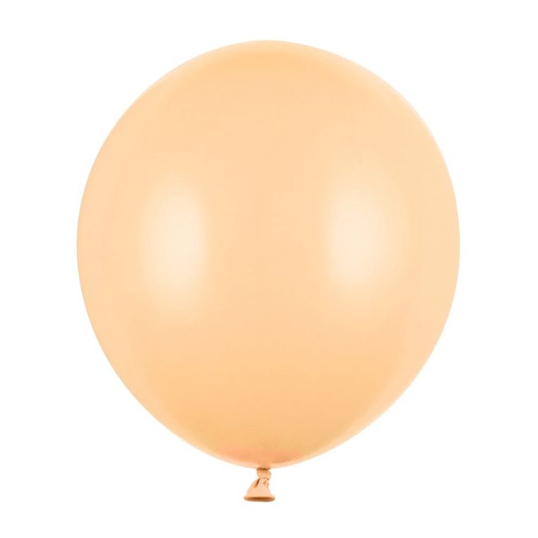 PartyDeco, balony strong, pastel, light peach, 43 cm, 25 szt.