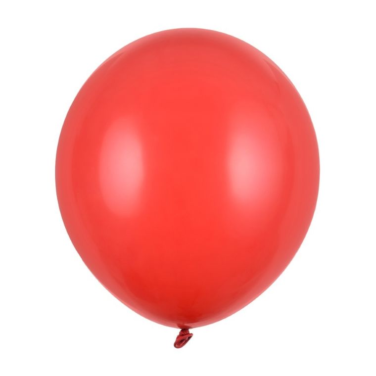 PartyDeco, balony strong, pastel, poppy red, 43 cm, 25 szt.