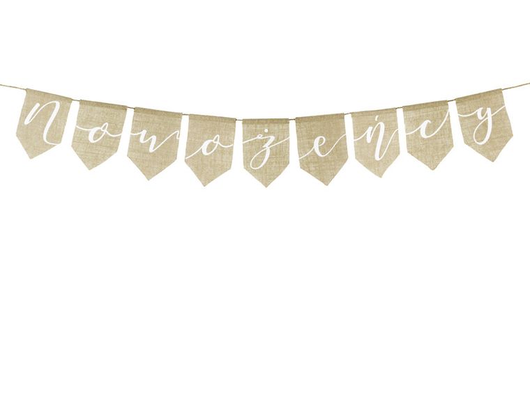 PartyDeco, baner Nowożeńcy, 23-155 cm