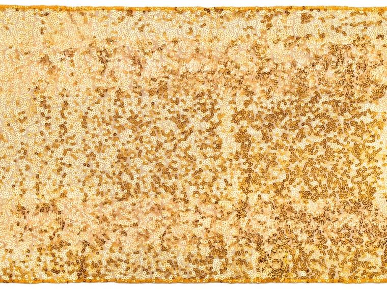 PartyDeco, bieżnik cekinowy, złoty, 0,3-5m