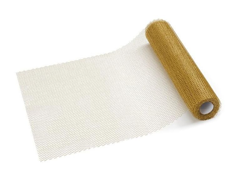 PartyDeco, bieżnik siatka, złoty, 0,36-9m