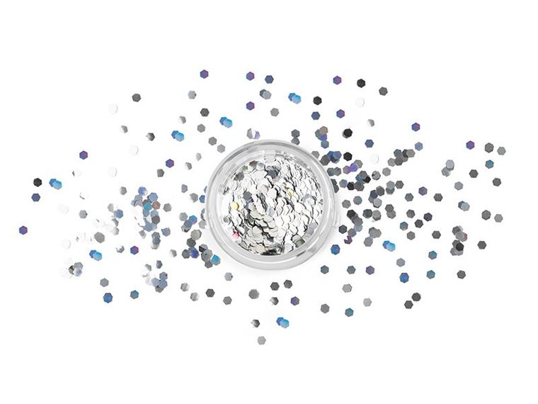 PartyDeco, brokat do twarzy i ciała, holograficzny, 3g