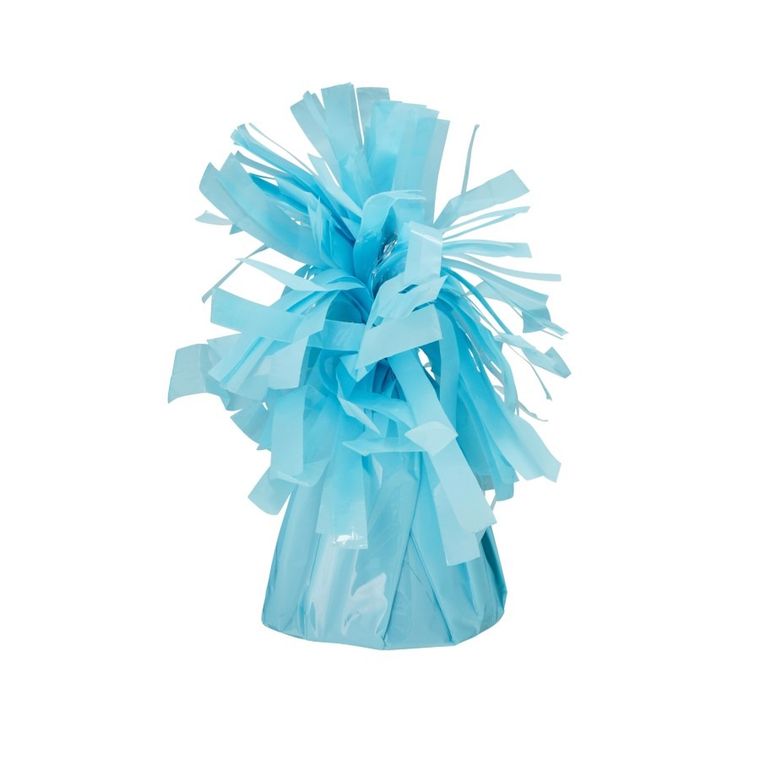 PartyDeco, ciężarki do balonów, foliowy, jasny błękit, 4 szt.