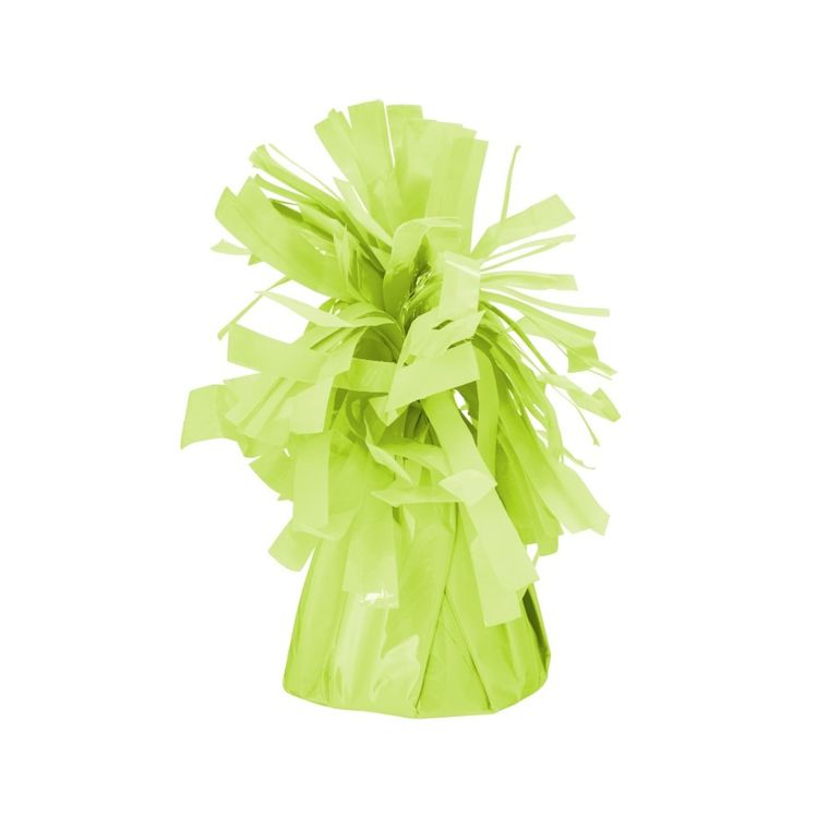 PartyDeco, ciężarki do balonów, foliowy, jasny zielony, 4 szt.