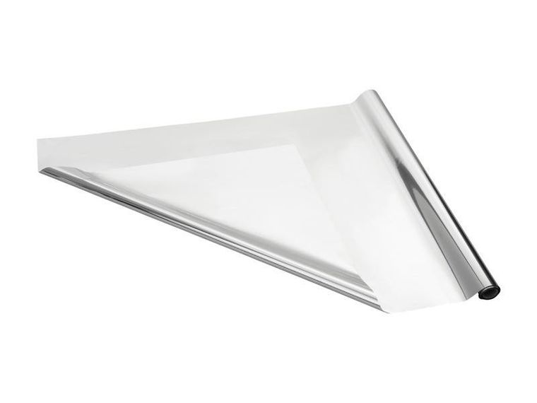 PartyDeco, folia dekoracyjna, metalizowana, srebrna, 0.8-25m