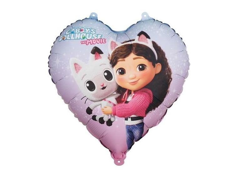 PartyDeco, Koci Domek Gabi, balon foliowy, serce, 35 cm