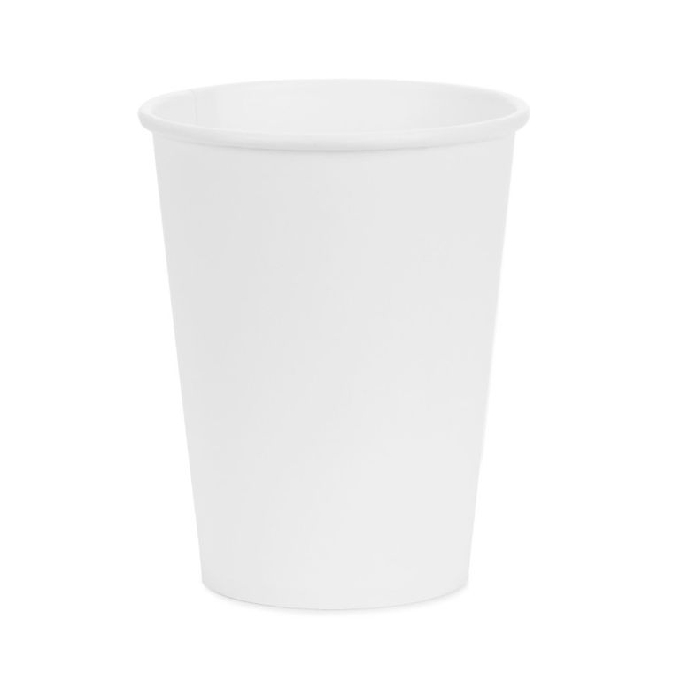 PartyDeco, kubeczki papierowe, biały, 250 ml, 6 szt.