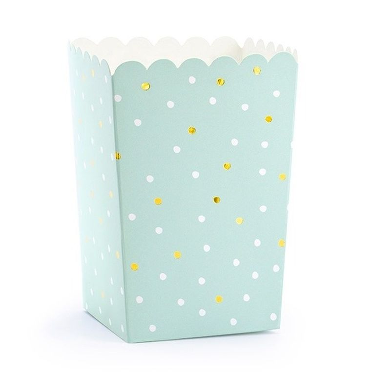 PartyDeco, Lama Party, ozdobne pudełka na popcorn, 6 szt., mix