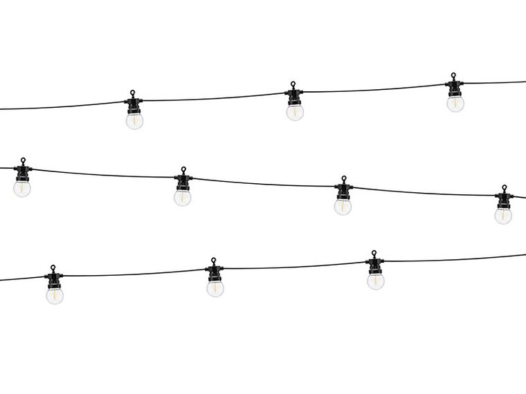 PartyDeco, lampki dekoracyjne LED, czarny, 5m