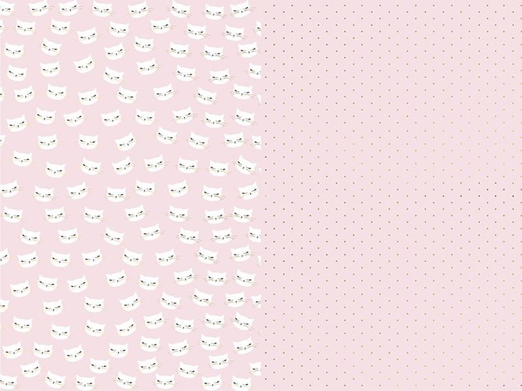 PartyDeco, Meow Party, papier do pakowania prezentów, kotek, mix, 70-200 cm, 2 szt.