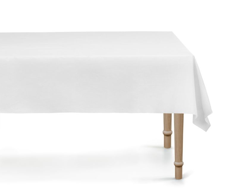 PartyDeco, obrus, biały, 137-183 cm