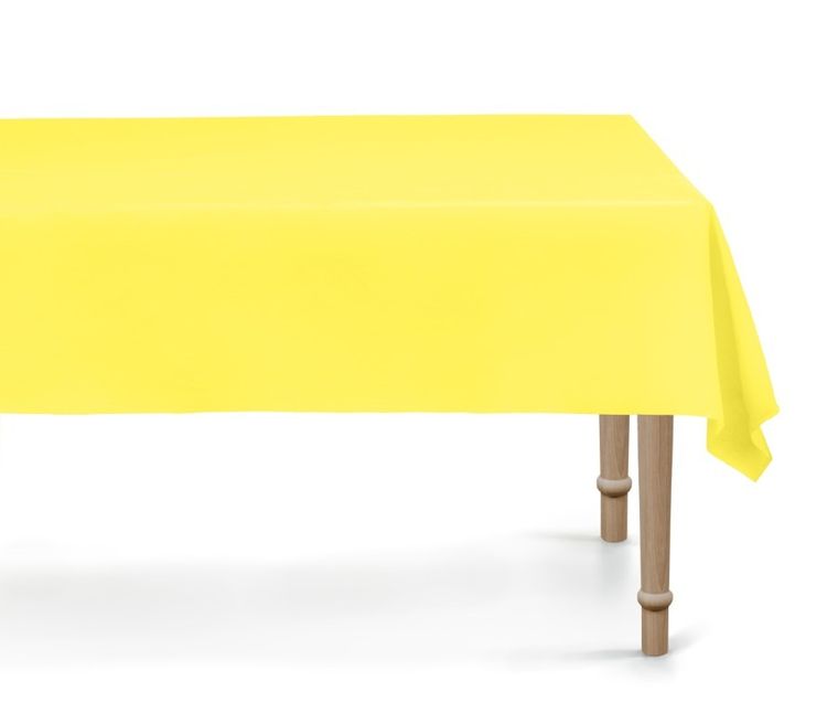 PartyDeco, obrus, żółty, 137-183 cm