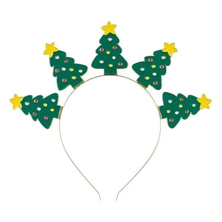 PartyDeco, opaska z choinkami, 23-20 cm