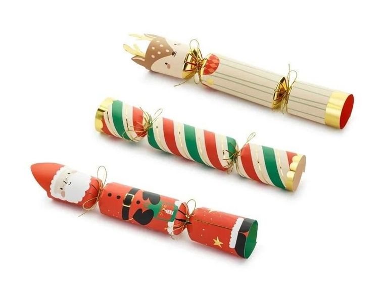 PartyDeco, pudełka na prezenty, cukierki, 32 cm, 3 szt.