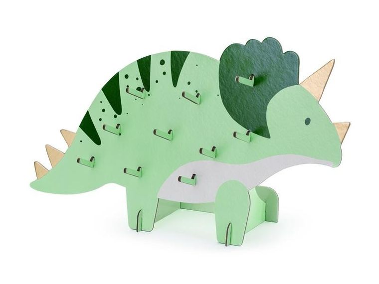 PartyDeco, ściana na przekąski, Triceratops, 38-23 cm